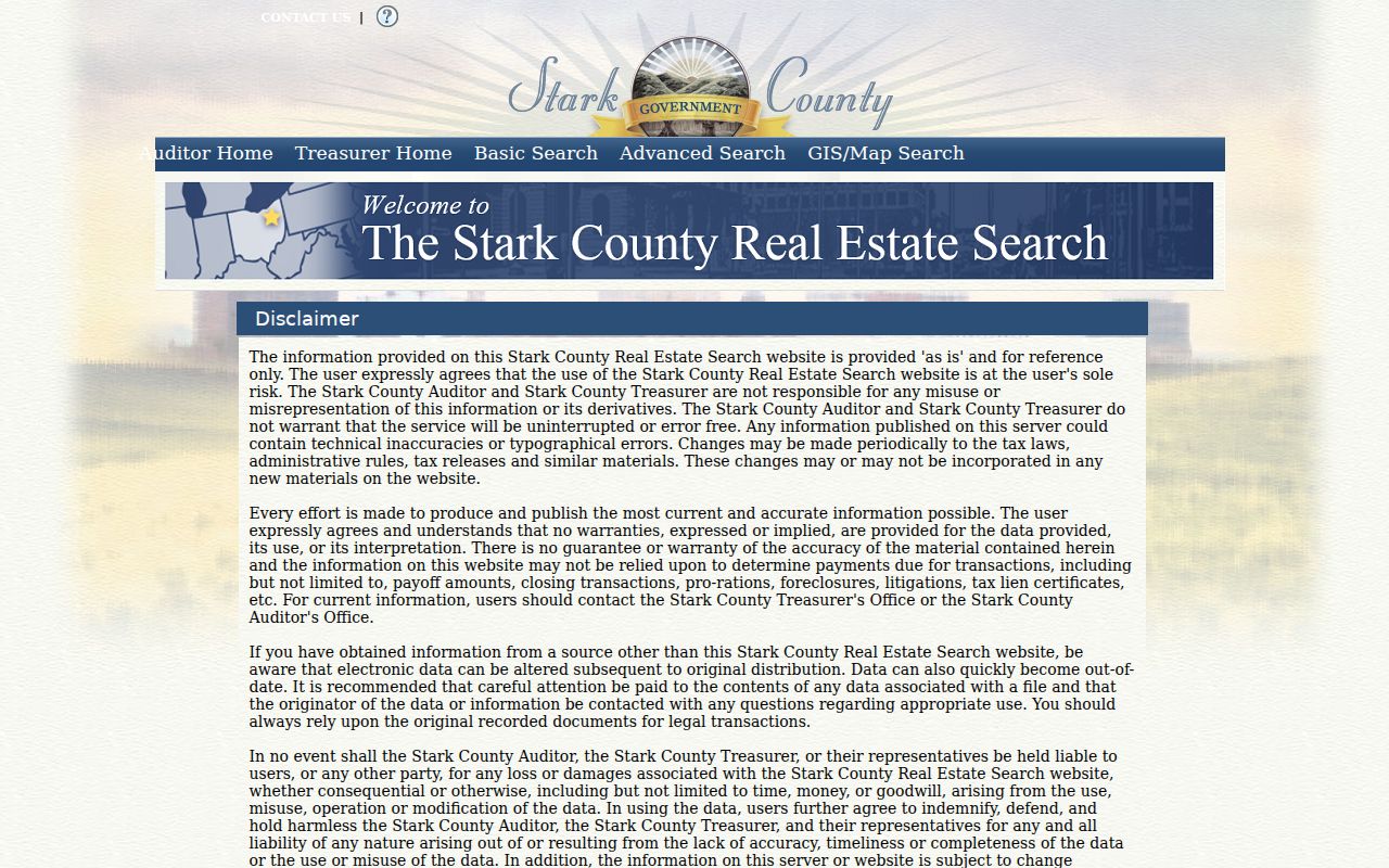 Plain Township residents directory Stark County property search fields