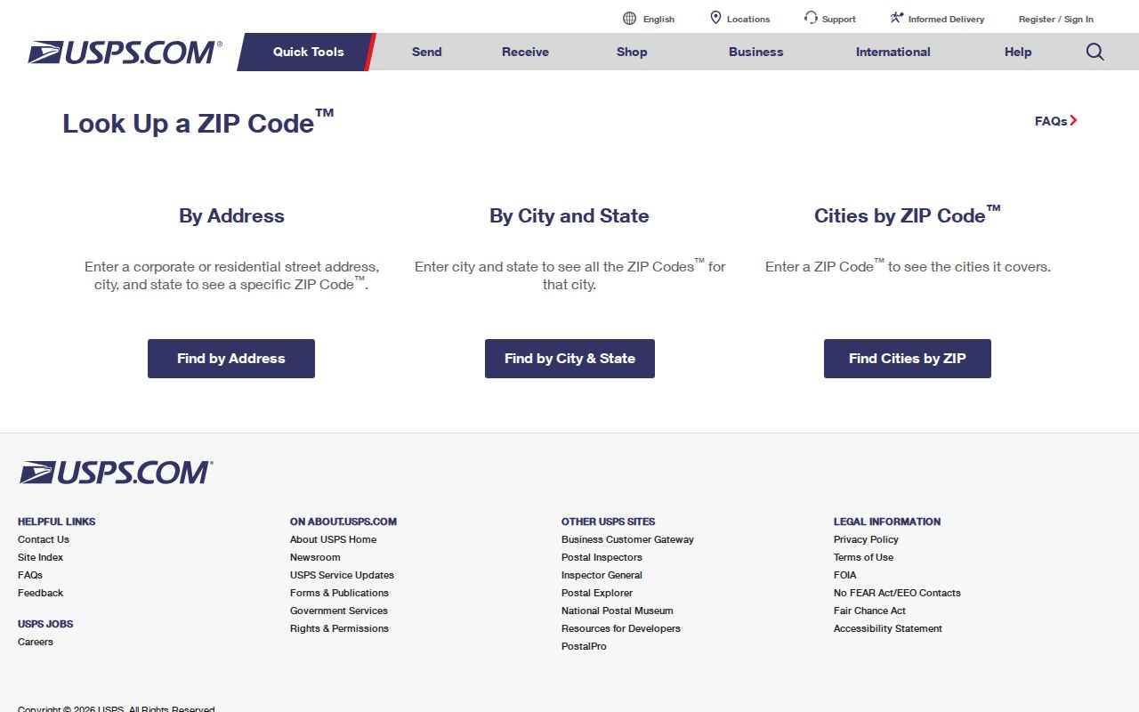 Plain Township ZIP code validation in the USPS address lookup